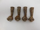 Antique Cast Iron Glass Ball and Claw Furniture Feet Set of 4