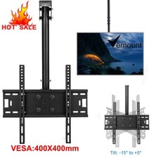TV Ceiling Bracket Mount Swivel Tilt Roof Bracket for 32 35 40 50 55 60 65 inch