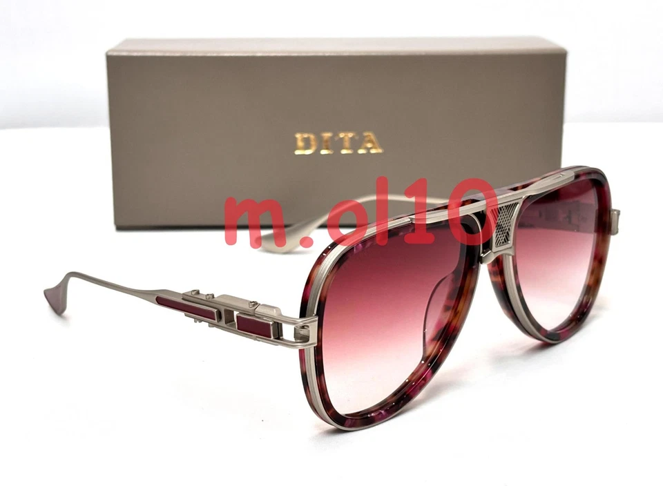 DITA GRANDDECADE DTS460-A-04 Фиолетовый Завихряющийся Серебряный Градиент Sunglasse - Изображение 4 из 4