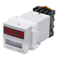 Timer Relay Digital Display 0.1S-99H Delay Time Relay 8 Pin with Base 110V AC