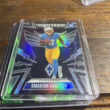 2025 Panini Phoenix Omarion Hampton Thunderbirds Rookie RC #28 Chargers