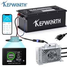 72V 105Ah Golf Cart Lithium LiFePO4 Battery Club Car 200A BMS 20000+ Deep Cycle