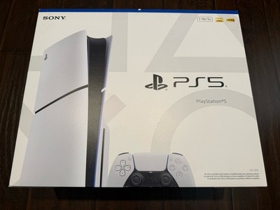 SONY WHITE PS5 PLAYSTATION 5 SLIM BLU-RAY EDITION 1TB 1 TB VIDEO GAME CONSOLE