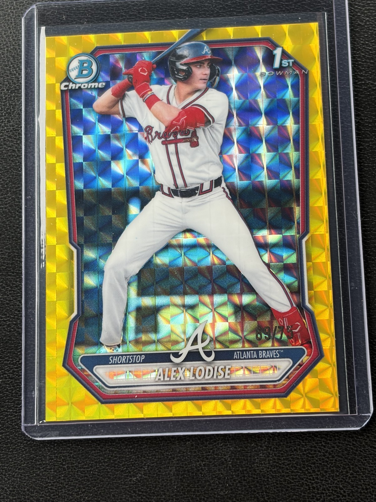 2026 Bowman Chrome yellow /75 ALEX LODISE #BCP-153