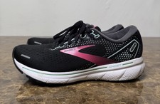 Brooks Ghost 14 Women s Size 7B Running Shoes 1203561B013 Black/Pink/YuCca