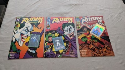 DC Comics 1991 ROBIN II The Joker Is Wild #1, #2 and #3 Hologram NM 3 pack