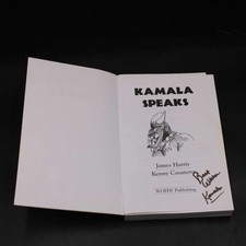 Kamala WWE Wrestler James Harris Signed Book Kamala Speaks Autograph ZJ22440