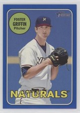 2018 Topps Heritage Minor League Edition Blue 99/99 Foster Griffin #128 14dh