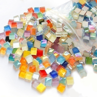 1000 G Bunte Kristall-Mosaik-Fliesen, Kleine Mini-Mosaik-Fliesen Zum Basteln, 1X
