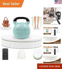 Rotating Display Stand 350lbs Capacity, 360 Degree Rotating Turntable 12 Inch...