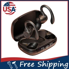 Bluetooth 5.3 Wireless TWS Earphones Earbuds Stereo Ear Hook Headphones Headset 