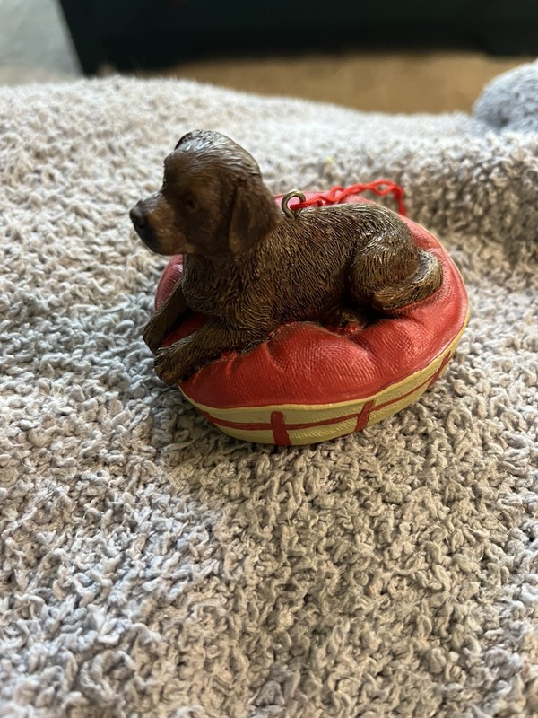Chocolate Labrador Retriever Dog Christmas Ornament 