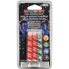Snazaroo Special UV Colors Face Painting Sticks - 3 ct
