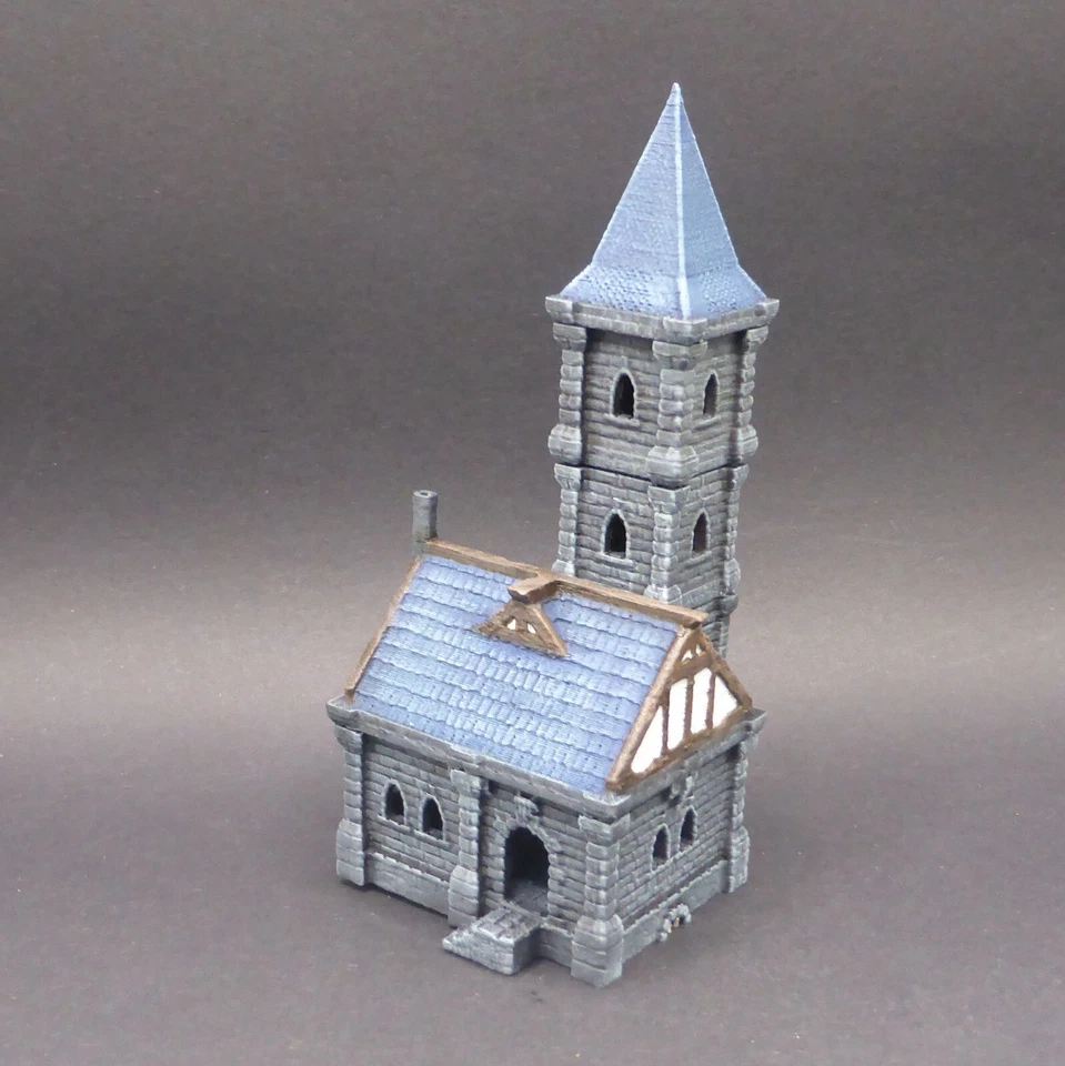Medieval Church 6mm Painted Wargaming Scenery Terrain Historical and Fantasy - Image 3 of 4