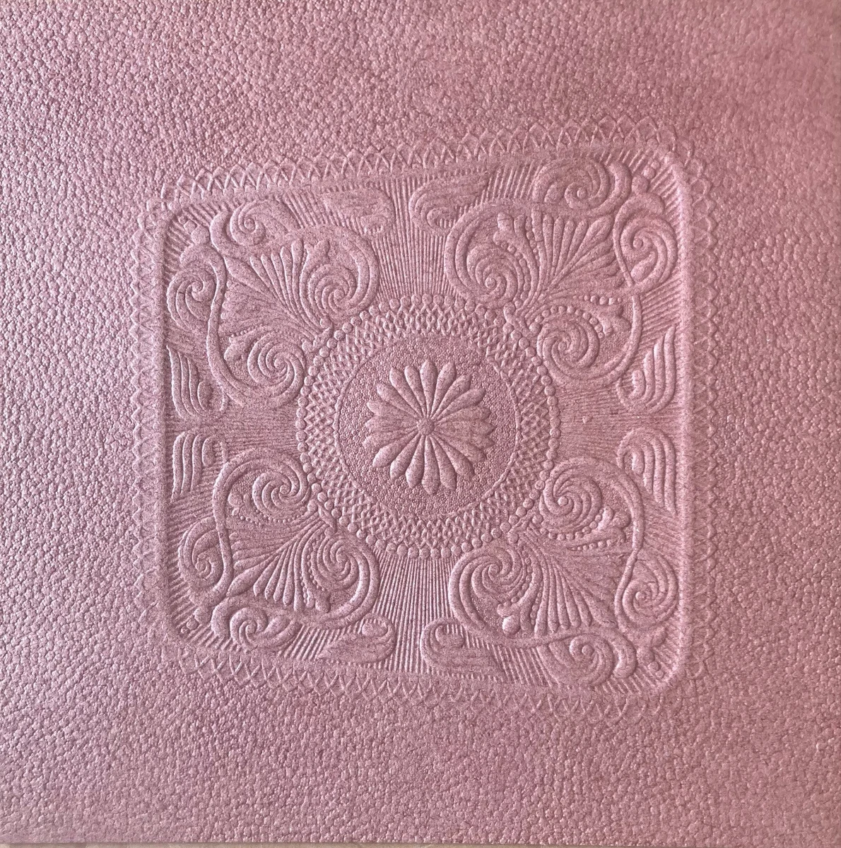 Vintage Embossed Pressed Leather Look Fiber Chair Seat Replacement
