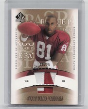 2003 SP Authentic #253 Anquan Boldin Rookie Gold Patch /25