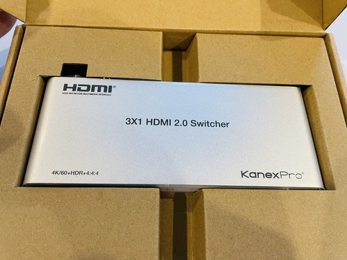 KanexPro 4K HDMI 3 x 1 Switcher, Silver (SW-HD20-3X14K) 3 Port - Picture 4 of 11