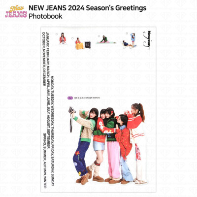 New Jeans 2024 Season's Greetings Desk Calendar Photobook Diary | eBay