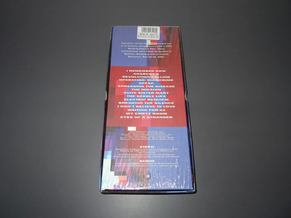 QUEENSRYCHE - OPERATION LIVECRIME / USA LONG-BOX (CD & VHS) 1991 OVP! SEALED! - Bild 2 von 3