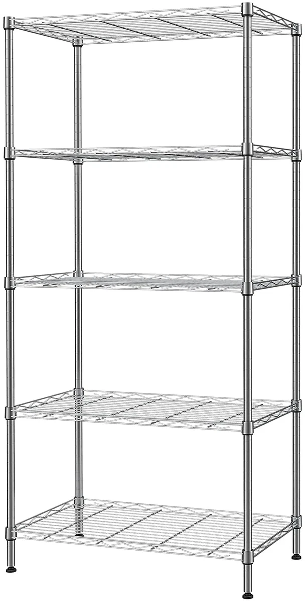 Adjustable metal on sale storage racks