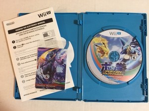 Nintendo Wii U Pokken Tournament Complete + SEALED Shadow Mewtwo Amiibo card! | eBay