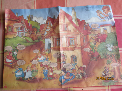 Vintage-Comic-Puzzle Sparkasse aus den 80ern, 12x17 Teile