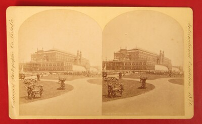 1876 CENTENNIAL STEREOVIEW PHOTO INTERNATIONAL EXHIBITION WORLD FAIR EXPOSITION