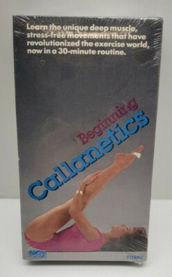 Beginning Callanetics Exercise Fitness Workout Video VHS SEALED 