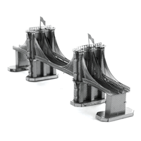 Fascinations Metal Earth Brooklyn Bridge 3D Metall Puzzle, 3D Metal Puzzle