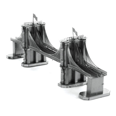 Fascinations Metal Earth Brooklyn Bridge 3D Metall Puzzle, 3D Metal Puzzle