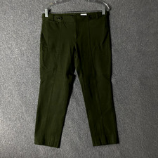 Banana Republic Women s Size 6 Petite Green Cotton Skinny Leg Crop Sloan Pant
