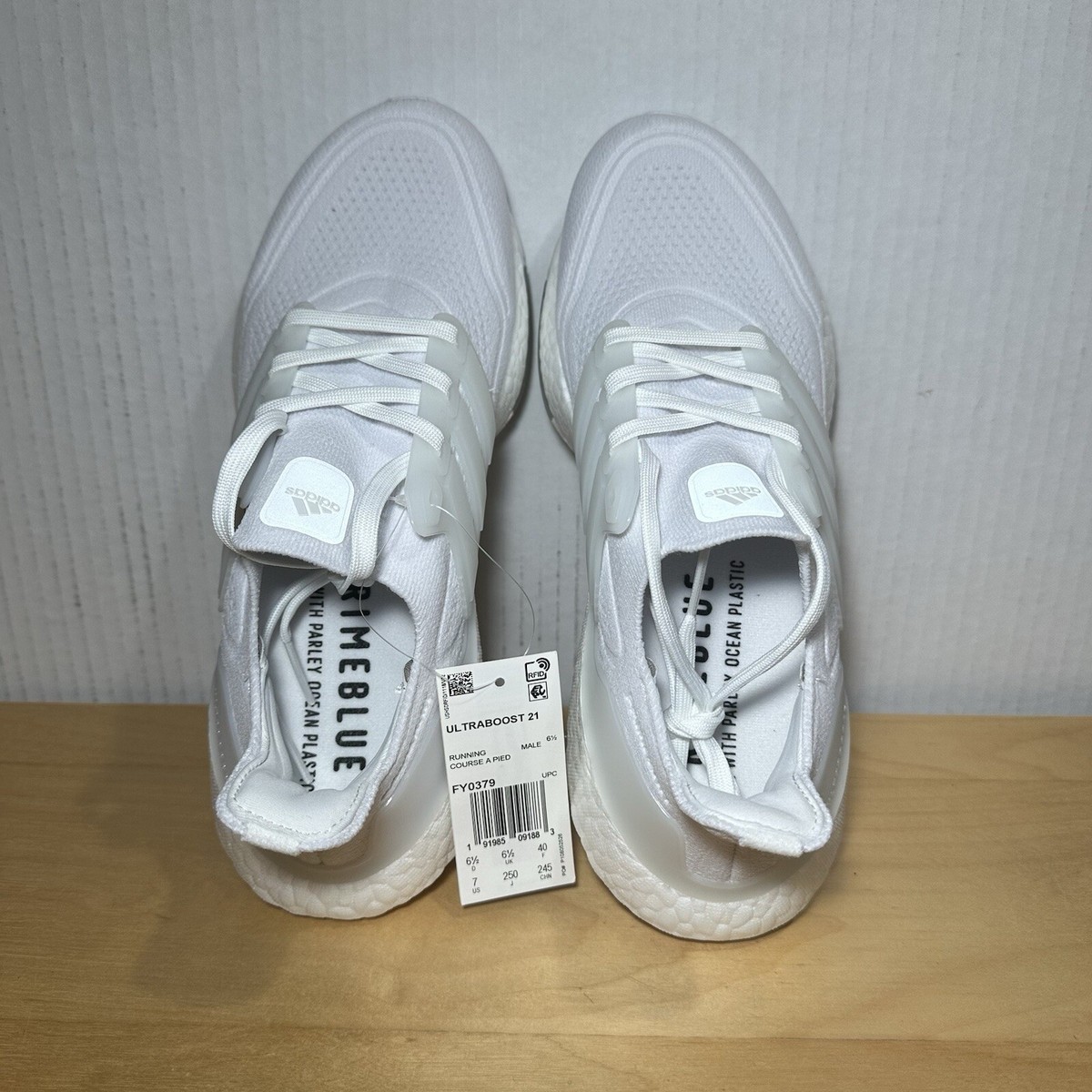 Nwt Adidas Ultraboost 21 triple white FY0379 running shoes Adidas Ultraboost 21 Running Shoes Triple | Mercari main image 3