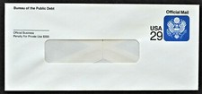 1991 US Sc. #UO85 Official mail envelope, 29 cent, mint, very good condition