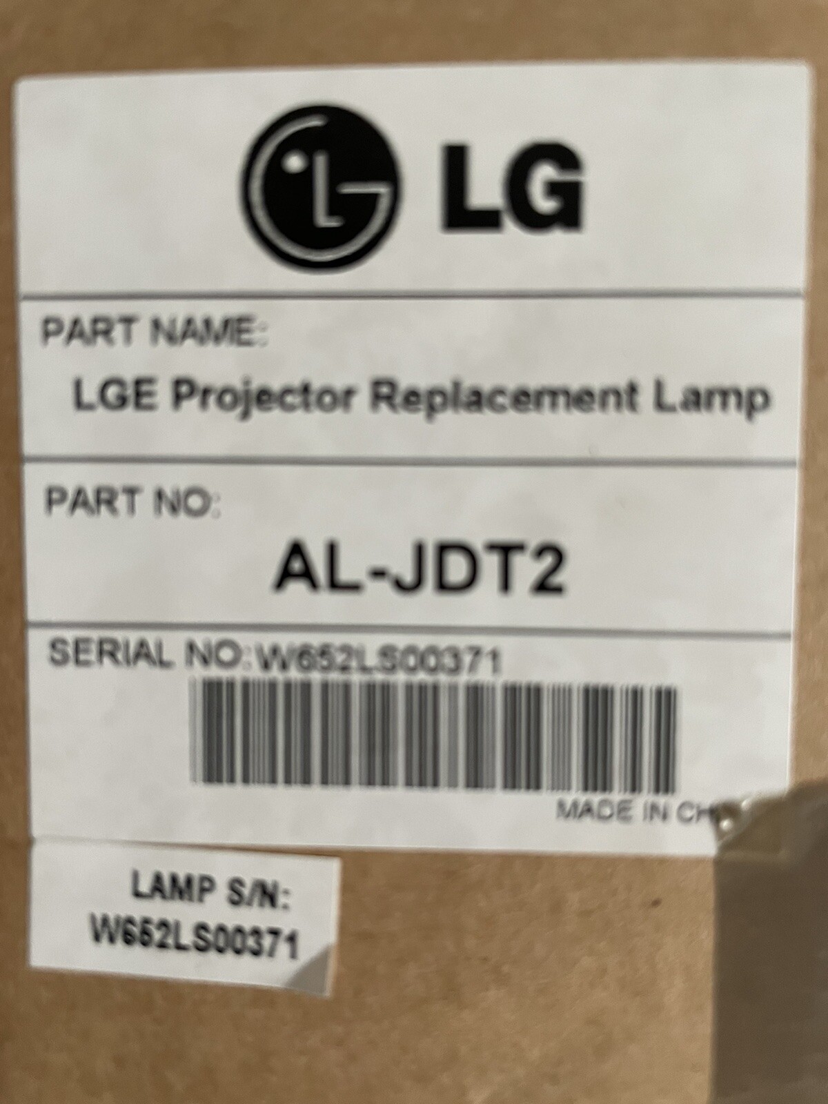 Lampe projecteur LG DX130 module AL-JDT2 pour des soirées cinéma réussies