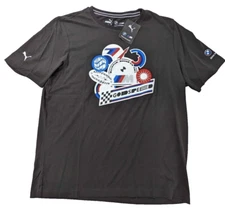 Puma T-Shirt BMW Mens XL Black M-Series Racing Logo Bavarian Motor Works M3 M6