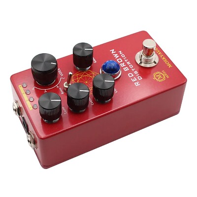 ギター MOSKY AUDIO RED BROWN DISTORTION Mosky Audio Red Brown Distortion Guitar Pedal New 