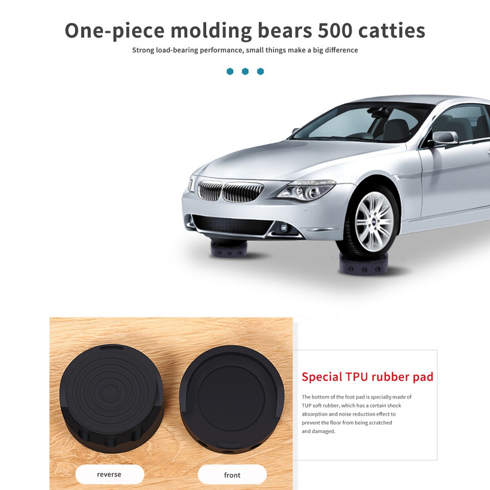 4Pcs Anti Vibration Pads for Washing Machine AntiWalk Washer and Dryer