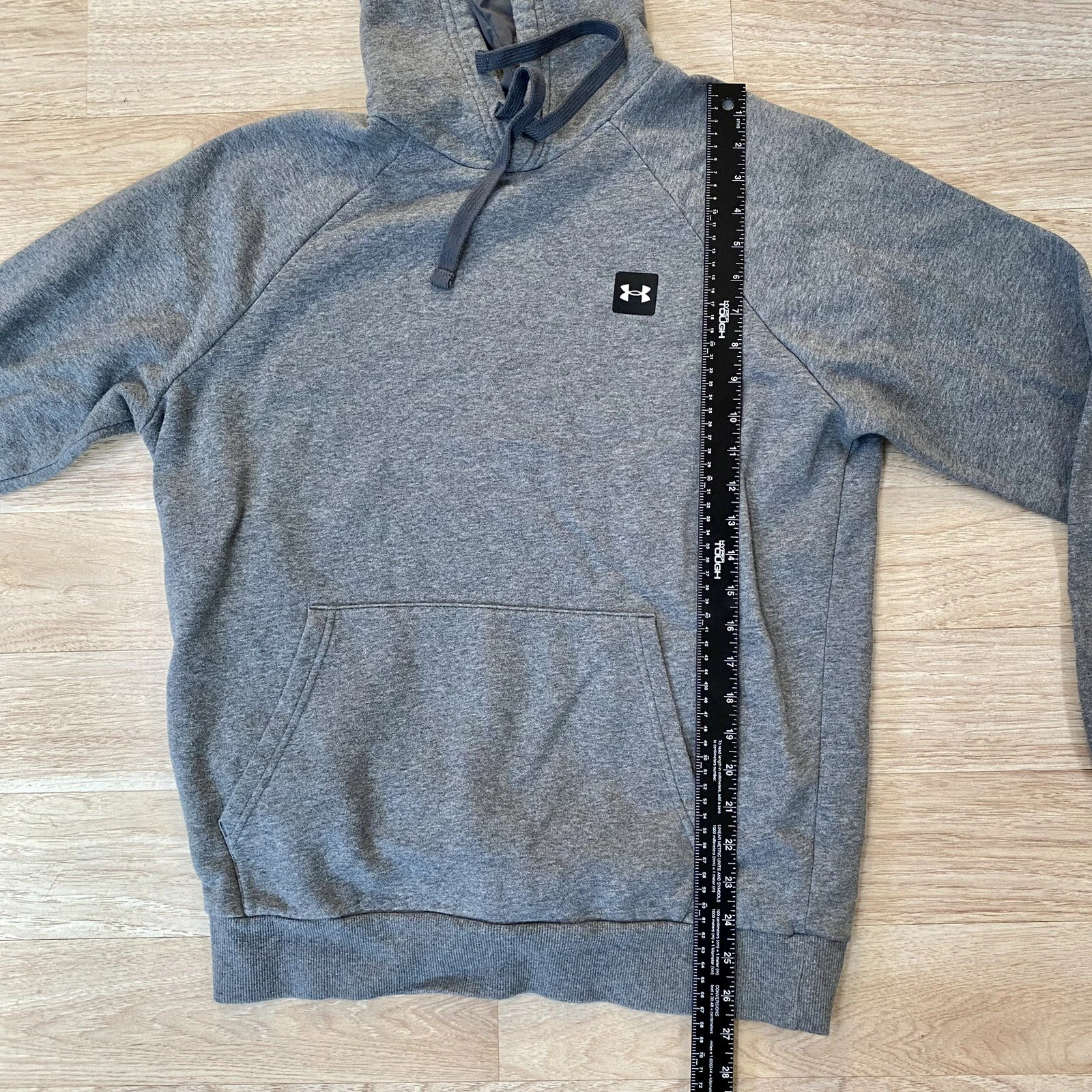 VETEMENTS Felpa con cappuccio Under Armour uomo medio sciolto grigio pullover attiva