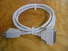 PC Parallel Printer Cable, 25-pin DB25 Male to Centronics Male - 6' long