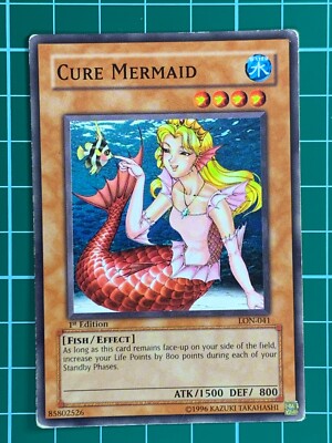 Cure Mermaid LON-041 1st Edition Common Yugioh Card | eBay Cure Mermaid LON-041 1st Edition Common Yugioh Card | eBay