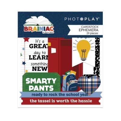 PP DieCuts Brainiac School Locker Books Smarty Pants Star Pop Quiz Bus Backpack