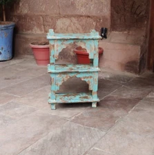 wooden wall decor shelves double arch home decor shelce india handmade Fast ship