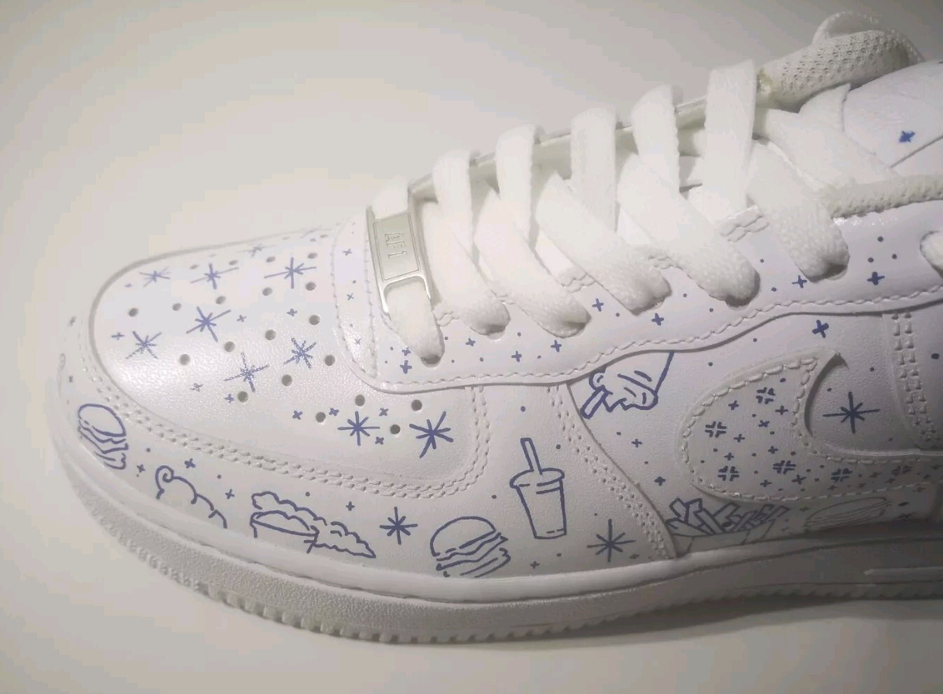 NEW NIKE AIR FORCE 1 '07 AF1 DQ CUSTOM 7 W US image 9