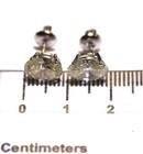 New GIA certified 14k white gold 3.03ct diamond oval earrings Screwbacks Natural — photo 7