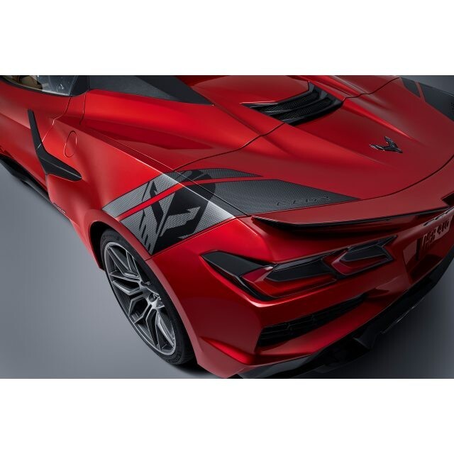 2023-2024 Corvette C8 ZO6 Rear Jake Logo Graphics Pkg