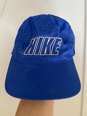 Nike Tailwind Hat Strapback Vintage 90s Rare Nylon Running Cap Block