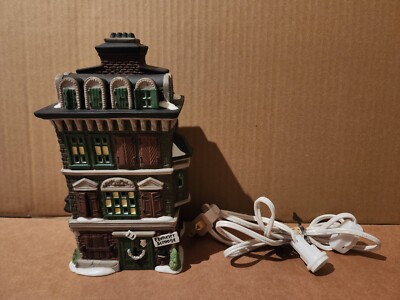 Department 56 Flat of Ebenezer Scrooge Light Up Display - Tested & Working