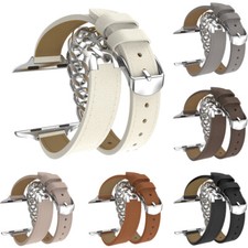 Slim Double Circle Band for Apple Watch 11 10 9 8 7 6 SE 40/44/41/45/42/46/49mm