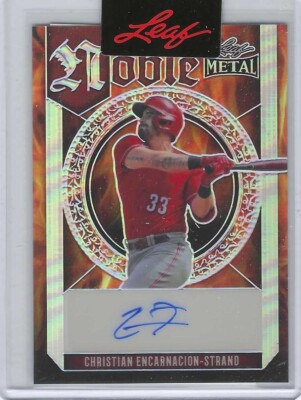 2023 Leaf Metal Baseball - Christian Encarnacion - Proof Autograph - 1/1 - N-CES