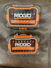 2x Ridgid 10 Piece Impact Driving Bit Set Ph2 Ph3 T20 T25 Sq2 Sl316 Sl14 2x Ridgid 10 Piece Impact Driving Bit Set Ph2 Ph3 T20 T25 Sq2 Sl316 Sl14